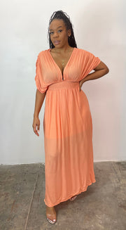 Peachy Maxi Dress