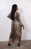 Lisa Leopard Button up Dress
